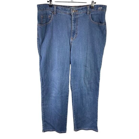 Kim Rogers Straight Jeans 12P Women’s Dark Wash Pre-Owned [#4384] - Picture 1 of 6